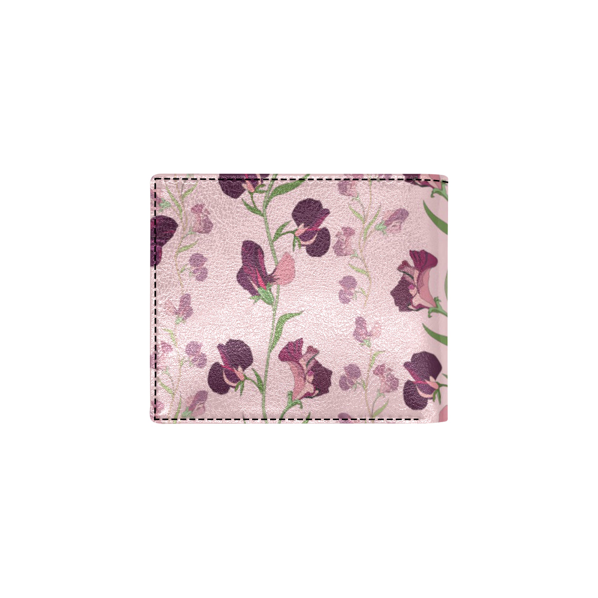 Peony Pattern Print Design PE09 Men's ID Card Wallet
