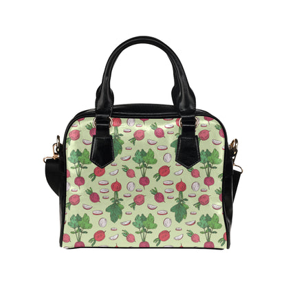 Radish Pattern Print Design A04 Shoulder Handbag