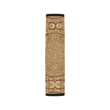 Mayan Pattern Print Design 01 Car Seat Belt Cover