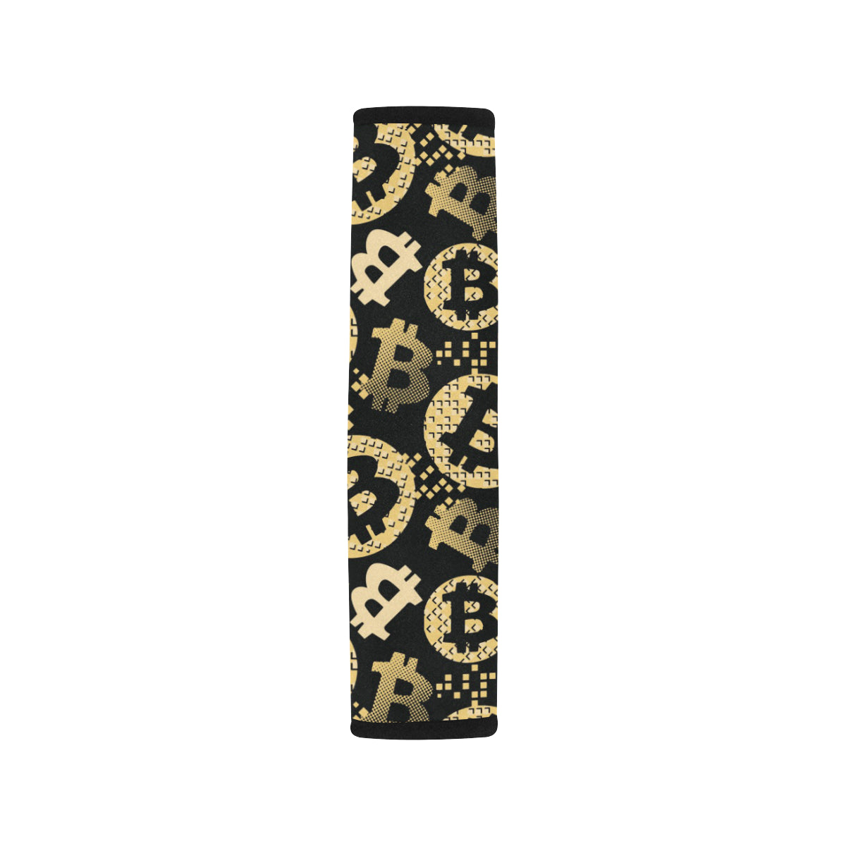 Bitcoin Pattern Print Design DO06 Car Seat Belt Cover