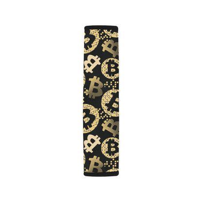 Bitcoin Pattern Print Design DO06 Car Seat Belt Cover