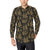 Owl Tribal Polynesian Design Print Men's Long Sleeve Shirt