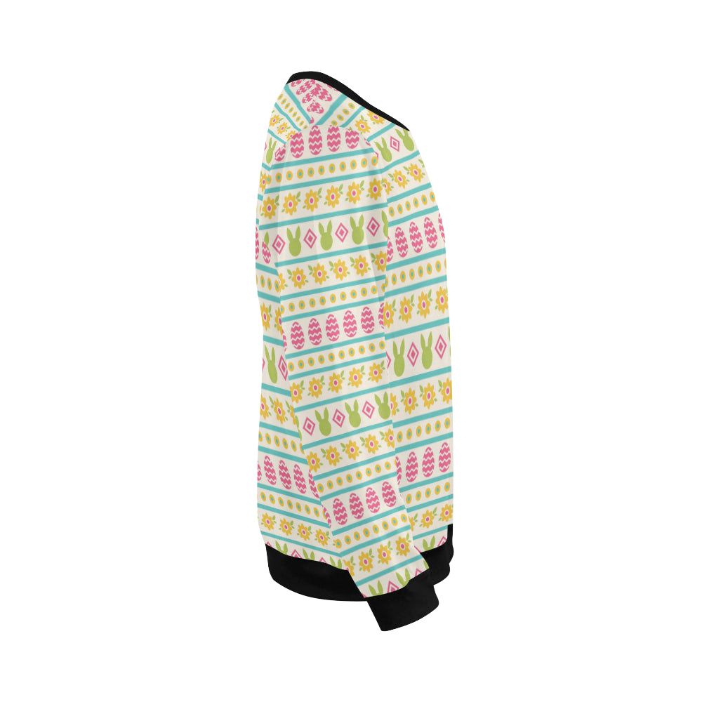 Easter Eggs Pattern Print Design RB016 Men Long Sleeve Sweatshirt