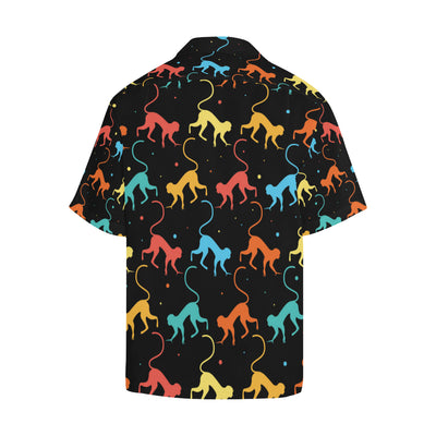 Monkey Pattern Print Design 01 Men's Hawaiian Shirt