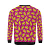 Taco Pattern Print Design TC01 Men Long Sleeve Sweatshirt