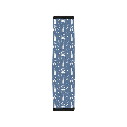 Champagne Pattern Print Design 05 Car Seat Belt Cover