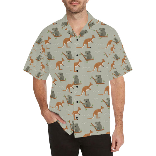 Koala Pattern Print Design 03 Men's Hawaiian Shirt