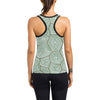 Sea Turtle Skin Print Women's Racerback Tank Top