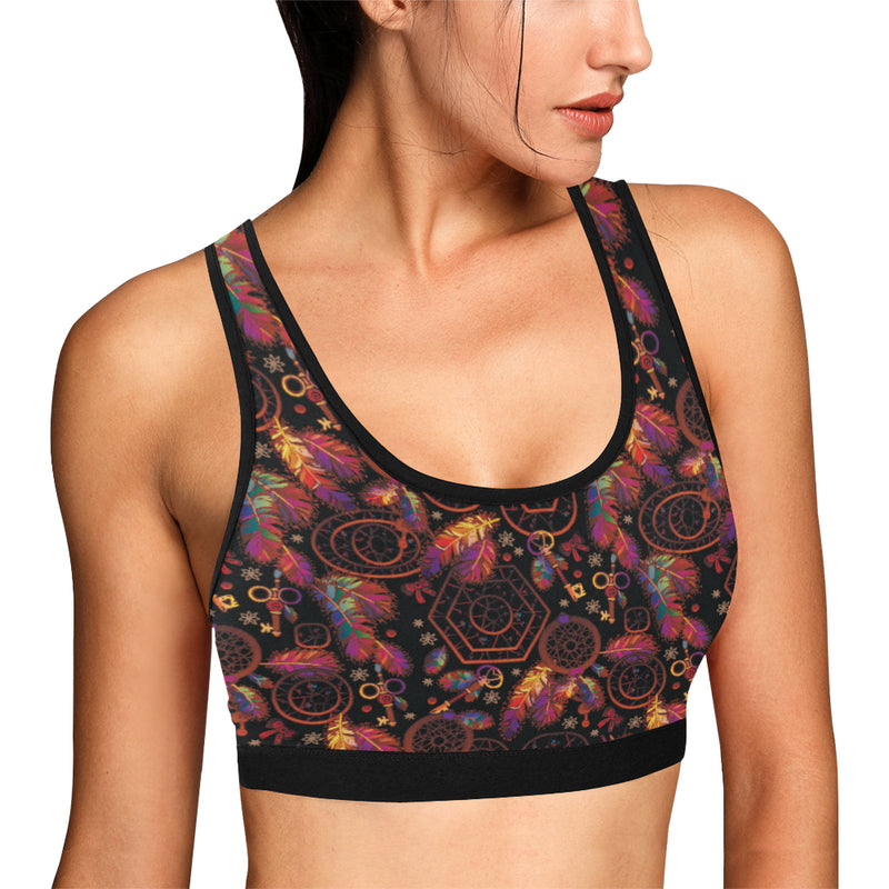 Dream catcher native american Sports Bra