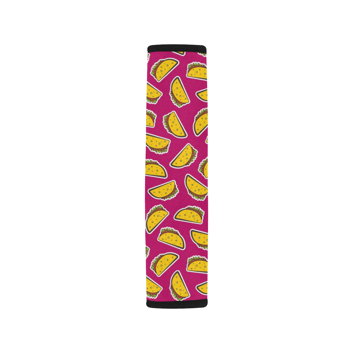 Taco Pattern Print Design TC01 Car Seat Belt Cover