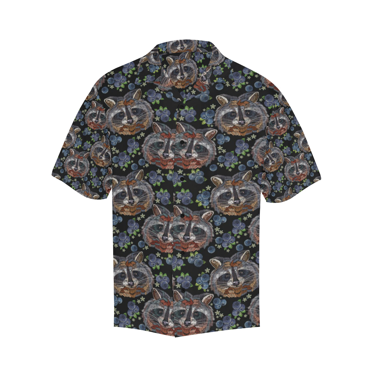 Raccoon Pattern Print Design A03 Men's Hawaiian Shirt