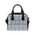 Lotus Pattern Print Design 04 Shoulder Handbag