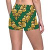 Bitcoin Pattern Print Design DO02 Yoga Shorts