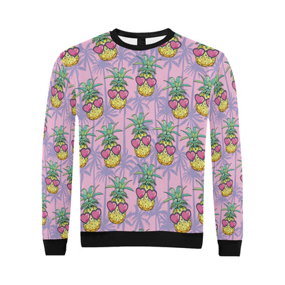 Pineapple Pattern Print Design PP06 Men Long Sleeve Sweatshirt