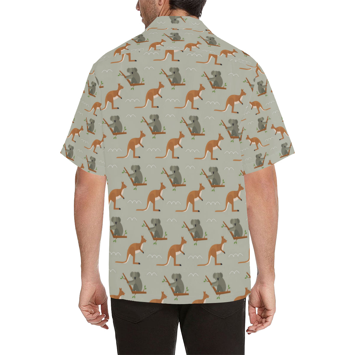 Koala Pattern Print Design 03 Men's Hawaiian Shirt