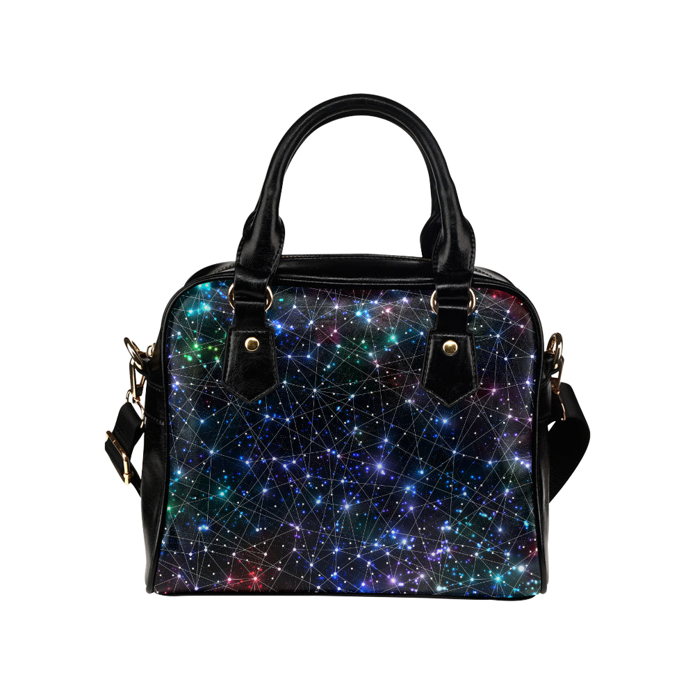 Cosmic Pattern Print Design 01 Shoulder Handbag