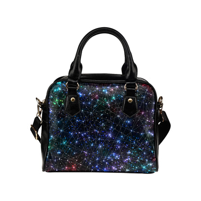 Cosmic Pattern Print Design 01 Shoulder Handbag