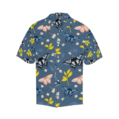 Monarch Butterfly Pattern Print Design 02 Men's Hawaiian Shirt