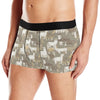 Alpaca Pattern Print Design 01 Men's Boxer Briefs