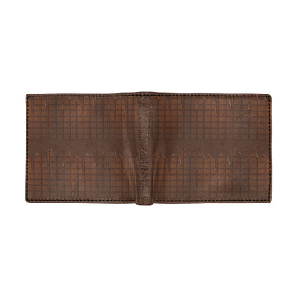 Chocolate Pattern Print Design 01 Men's ID Card Wallet