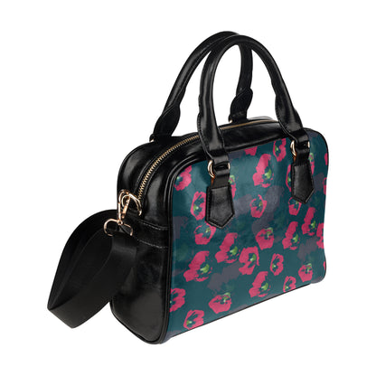 Morning Glory Pattern Print Design 01 Shoulder Handbag