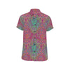 Boho Pattern Print Design 02 Men's Short Sleeve Button Up Shirt