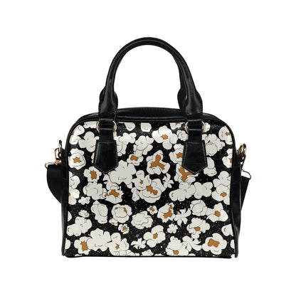 Popcorn Pattern Print Design A02 Shoulder Handbag