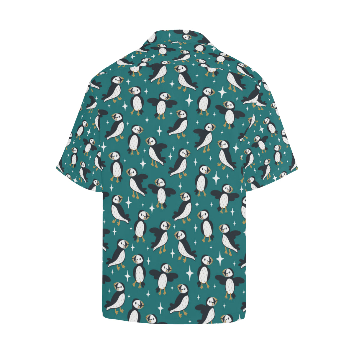 Puffin Pattern Print Design A05 Men's Hawaiian Shirt