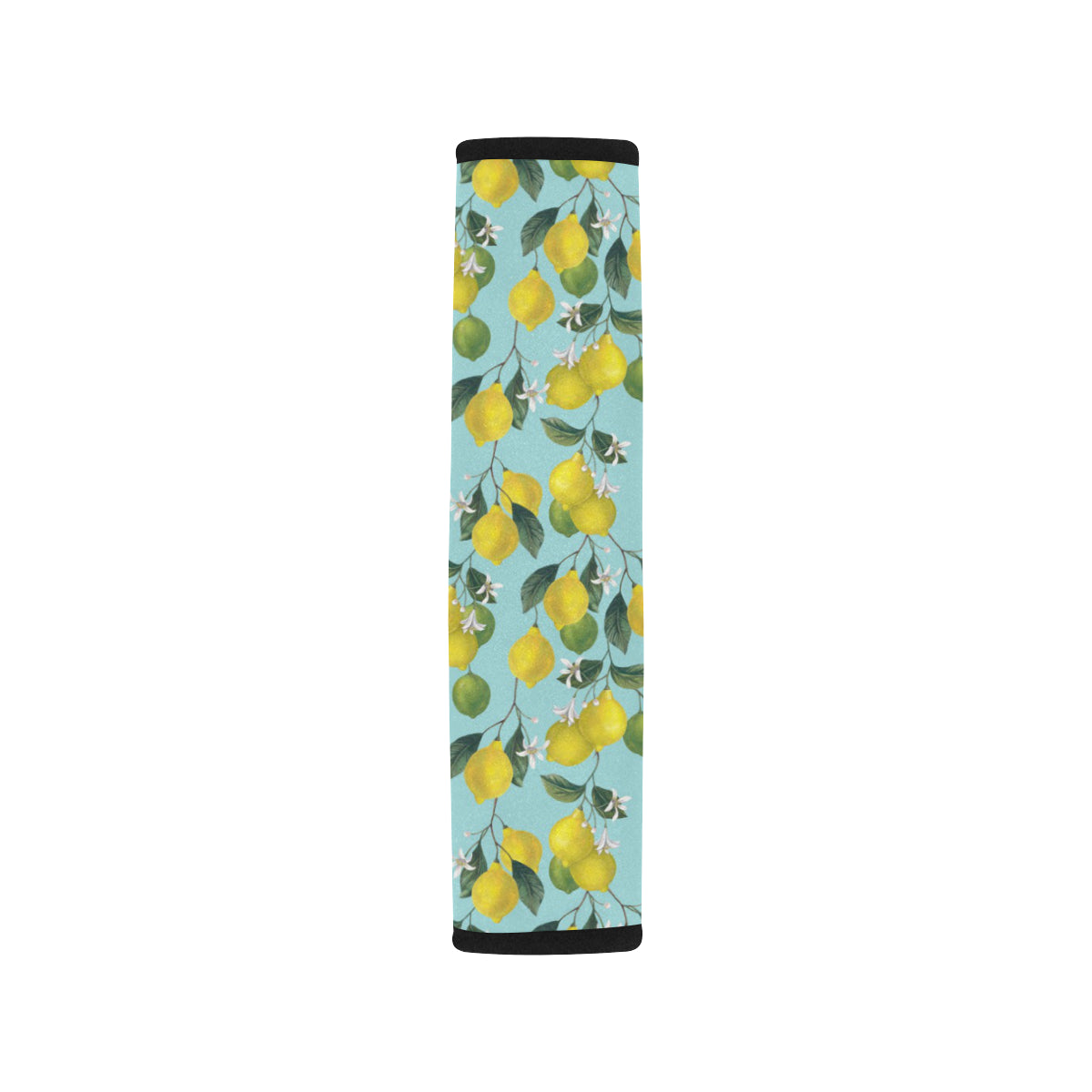Lemon Pattern Print Design LM05 Car Seat Belt Cover