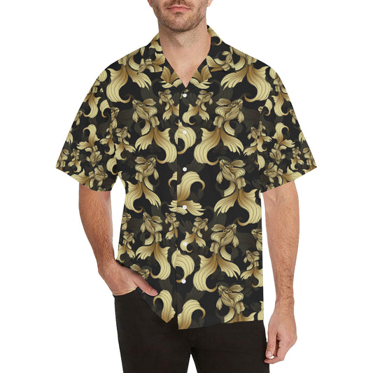 Goldfish Pattern Print Design 02 Men's Hawaiian Shirt