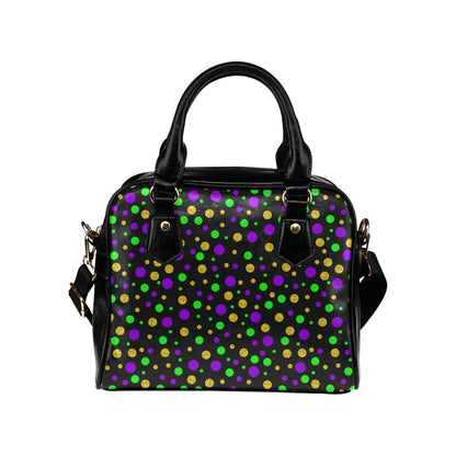 Mardi Gras Pattern Print Design 07 Shoulder Handbag