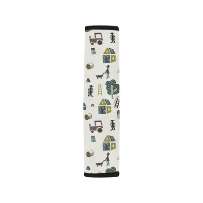 Agricultural Farm Print Design 01 Car Seat Belt Cover