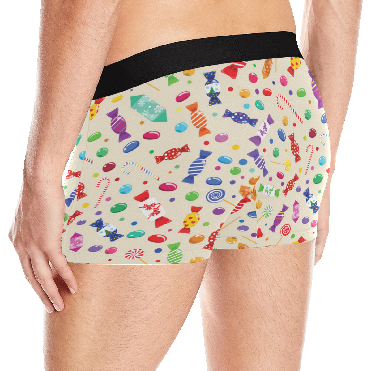 Candy Pattern Print Design 04 Men's Boxer Briefs