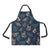 Monarch Butterfly Pattern Print Design 01 Apron with Pocket