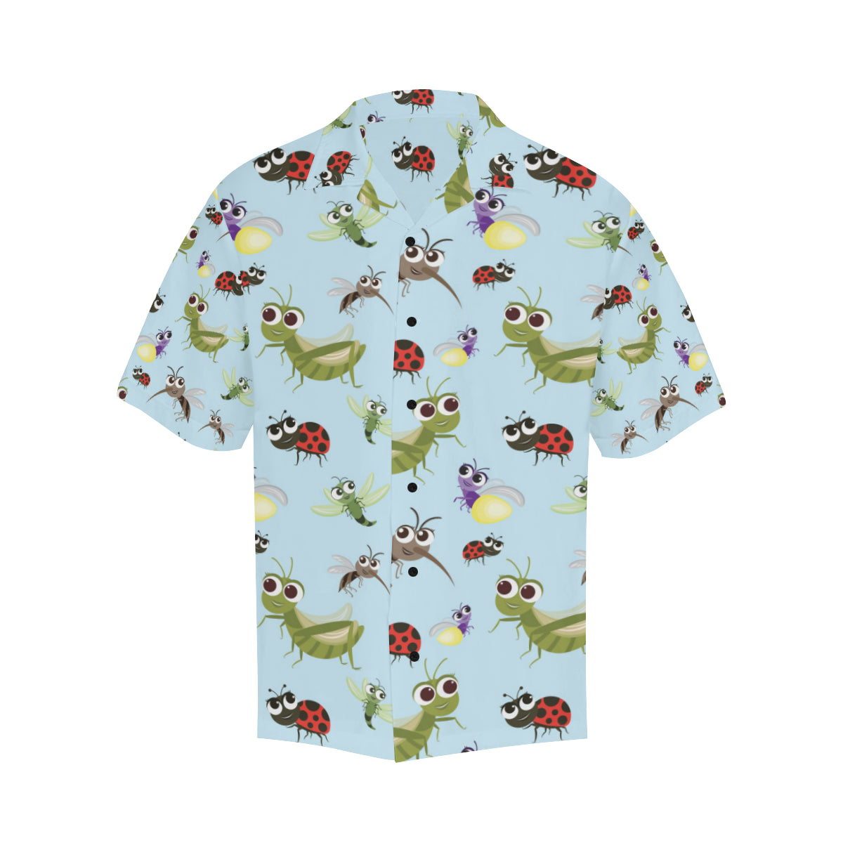 Ladybug Pattern Print Design 01 Men's Hawaiian Shirt