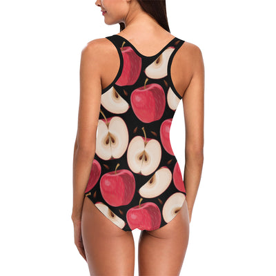 Apple Pattern Print Design AP02 Women Swimsuit