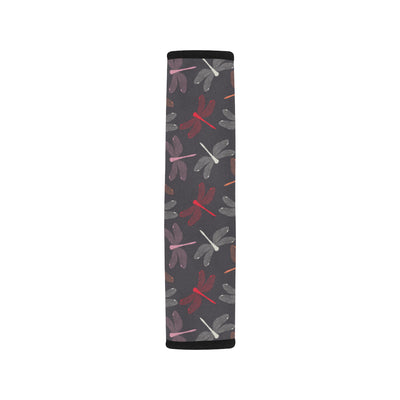 Dragonfly Pattern Print Design 01 Car Seat Belt Cover