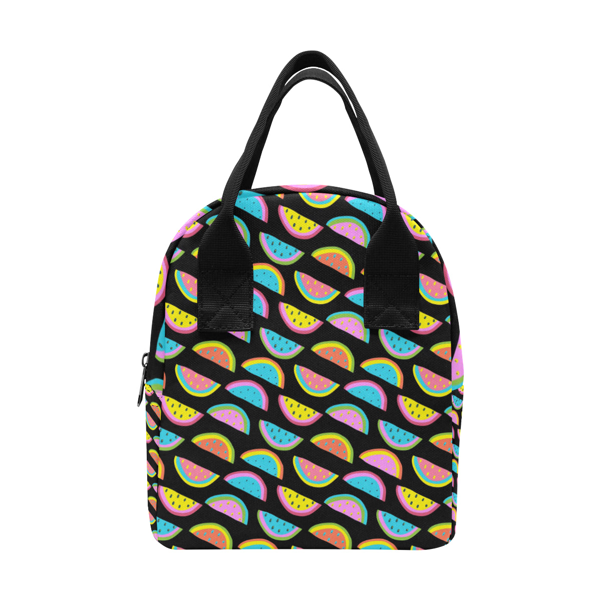 Watermelon Pattern Print Design WM08 Insulated Lunch Bag