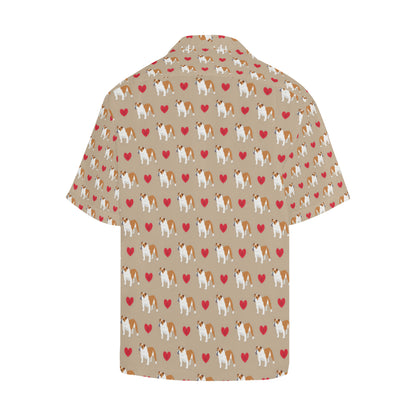 Bulldogs Pattern Print Design 02 Men's Hawaiian Shirt
