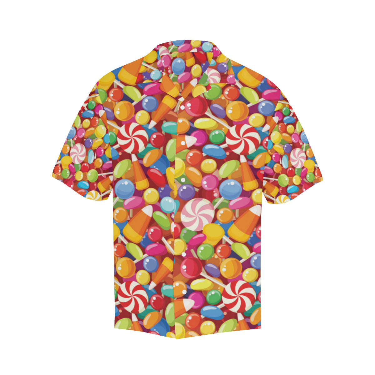 Candy Pattern Print Design 02 Men's Hawaiian Shirt