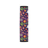 Flower Power Peace Design Print Car Seat Belt Cover