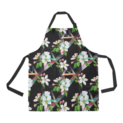 Apple blossom Pattern Print Design AB07 Apron with Pocket