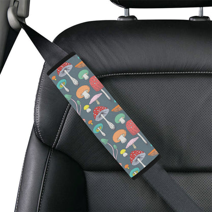 Mushroom Pattern Print Design A03 Car Seat Belt Cover