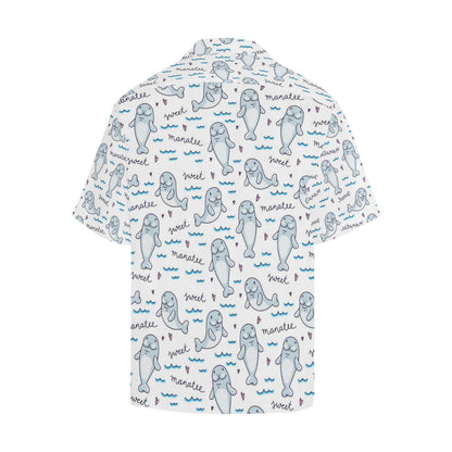 Manatee Baby Pattern Print Design 03 Men's Hawaiian Shirt