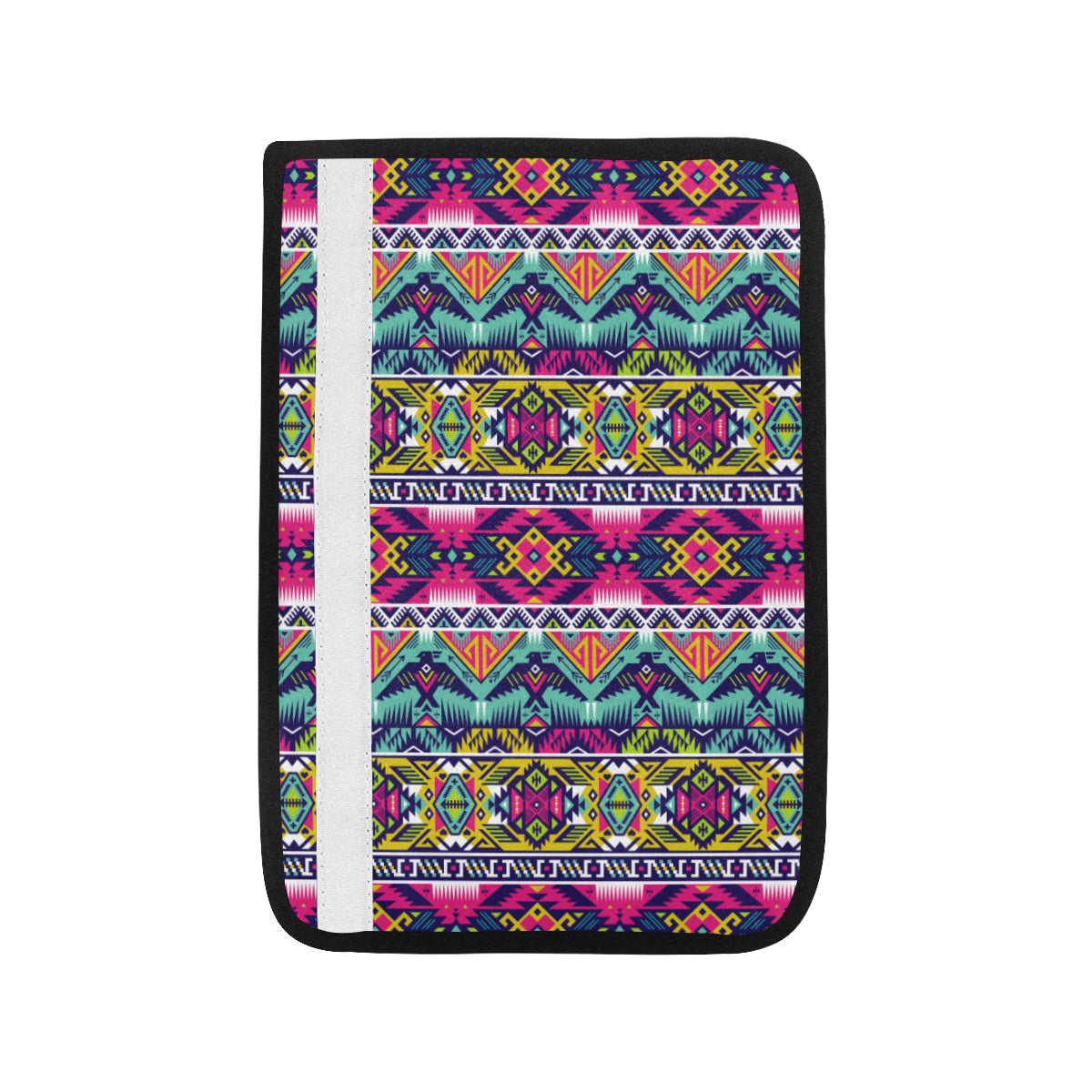 Indian Navajo Color Themed Design Print Car Seat Belt Cover