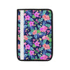 Neon Hibiscus Pattern Print Design HB016 Car Seat Belt Cover