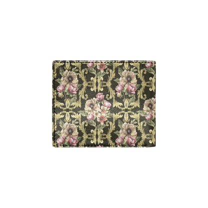 Baroque Pattern Print Design 02 Men's ID Card Wallet