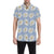 Lotus Pattern Print Design 04 Men's Short Sleeve Button Up Shirt