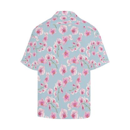 Orchid Pattern Print Design A01 Men's Hawaiian Shirt