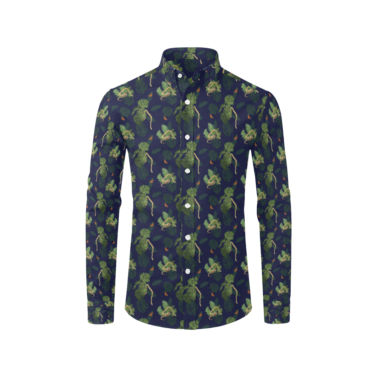 Boa Pattern Print Design 02 Men's Long Sleeve Shirt